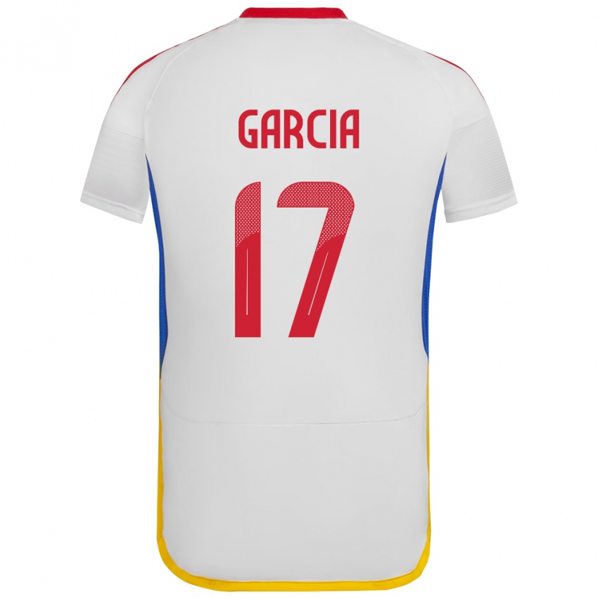 Niño Camiseta Venezuela Gabriela García #17 Blanco 2ª Equipación 24-26 La Camisa