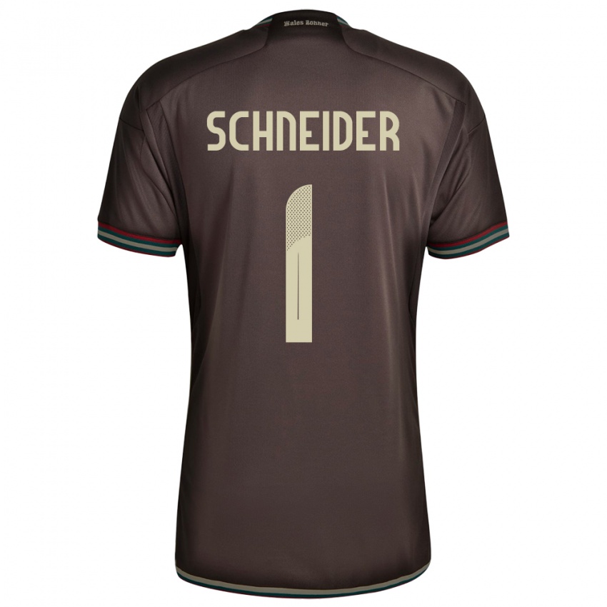 Niño Camiseta Jamaica Sydney Schneider #1 Marrón Noche 2ª Equipación 24-26 La Camisa