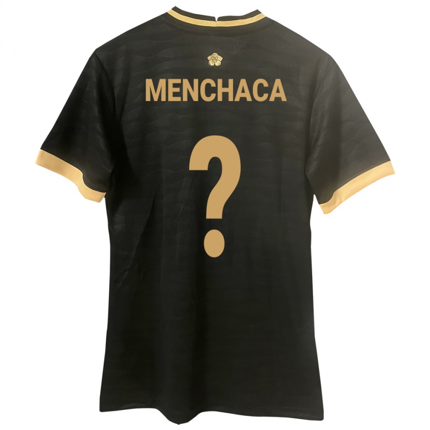 Niño Camiseta Panamá Yamell Menchaca #0 Negro 2ª Equipación 24-26 La Camisa