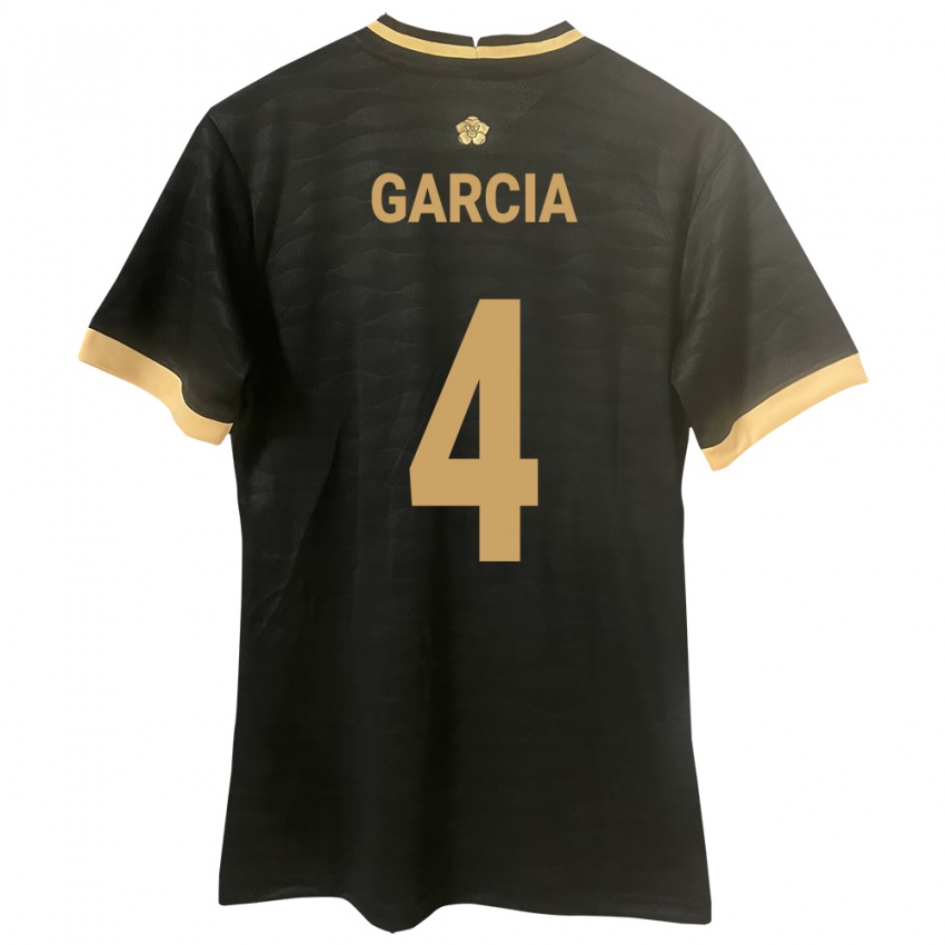 Niño Camiseta Panamá Giancarlos García #4 Negro 2ª Equipación 24-26 La Camisa