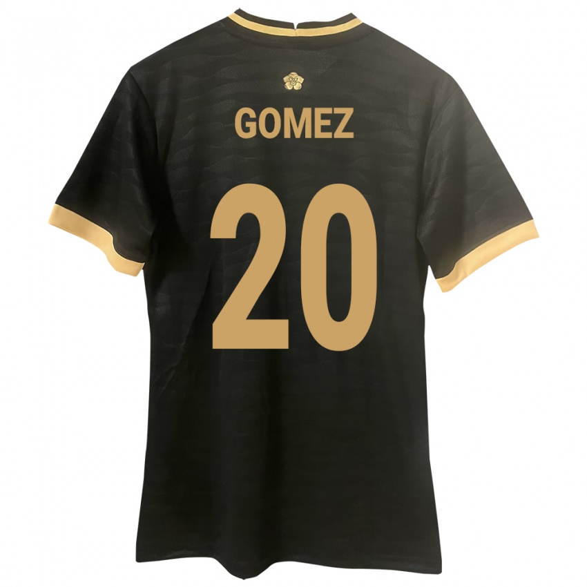 Niño Camiseta Panamá Ernesto Gómez #20 Negro 2ª Equipación 24-26 La Camisa