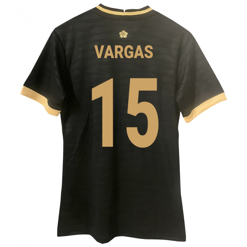 Niño Camiseta Panamá Rosario Vargas #15 Negro 2ª Equipación 24-26 La Camisa