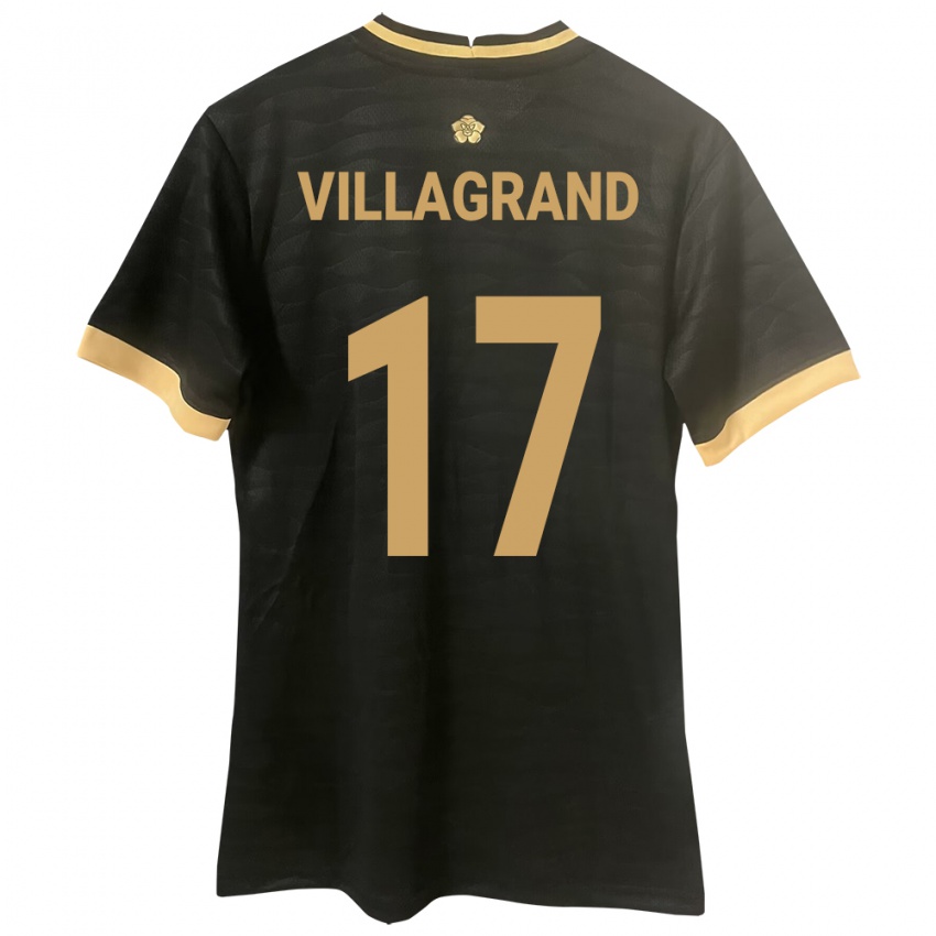 Niño Camiseta Panamá Gabriela Villagrand #17 Negro 2ª Equipación 24-26 La Camisa