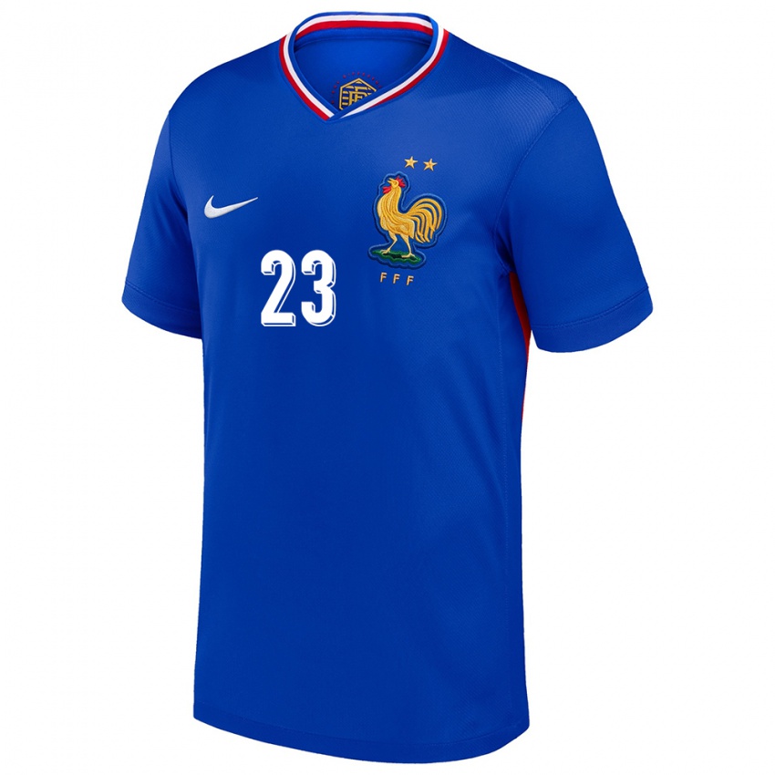 Hombre Camiseta Francia Hawa Cissoko #23 Azul 1ª Equipación 24-26 La Camisa