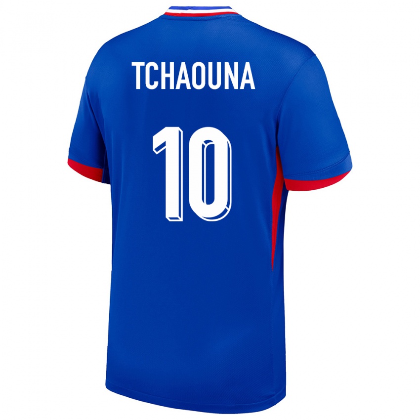 Hombre Camiseta Francia Loum Tchaouna #10 Azul 1ª Equipación 24-26 La Camisa