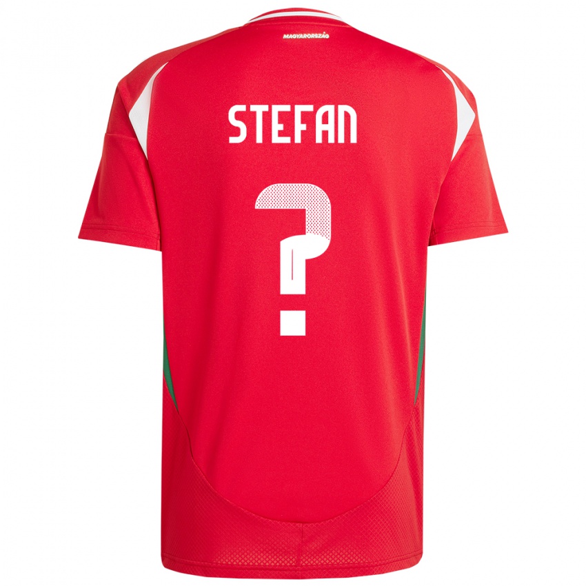 Hombre Camiseta Hungría Raúl Stefan #0 Rojo 1ª Equipación 24-26 La Camisa