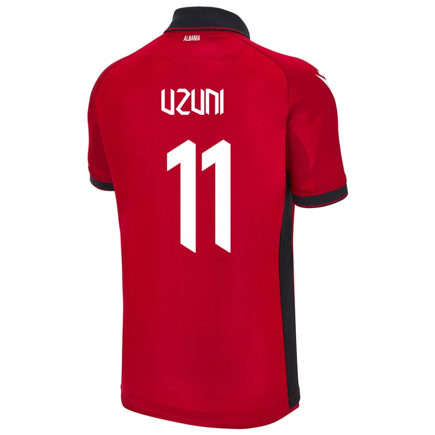 Hombre Camiseta Albania Myrto Uzuni #11 Rojo 1ª Equipación 24-26 La Camisa