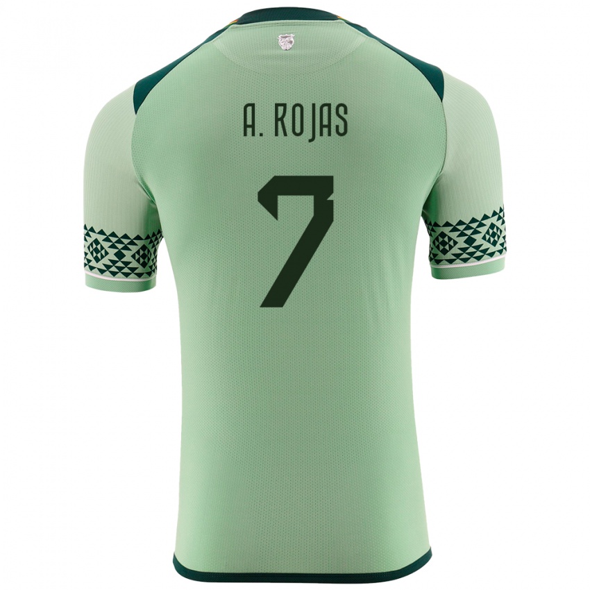 Hombre Camiseta Bolivia Ana Paula Rojas #7 Verde Claro 1ª Equipación 24-26 La Camisa