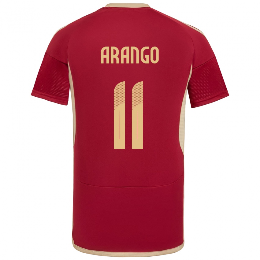 Hombre Camiseta Venezuela Juan Arango #11 Borgoña 1ª Equipación 24-26 La Camisa