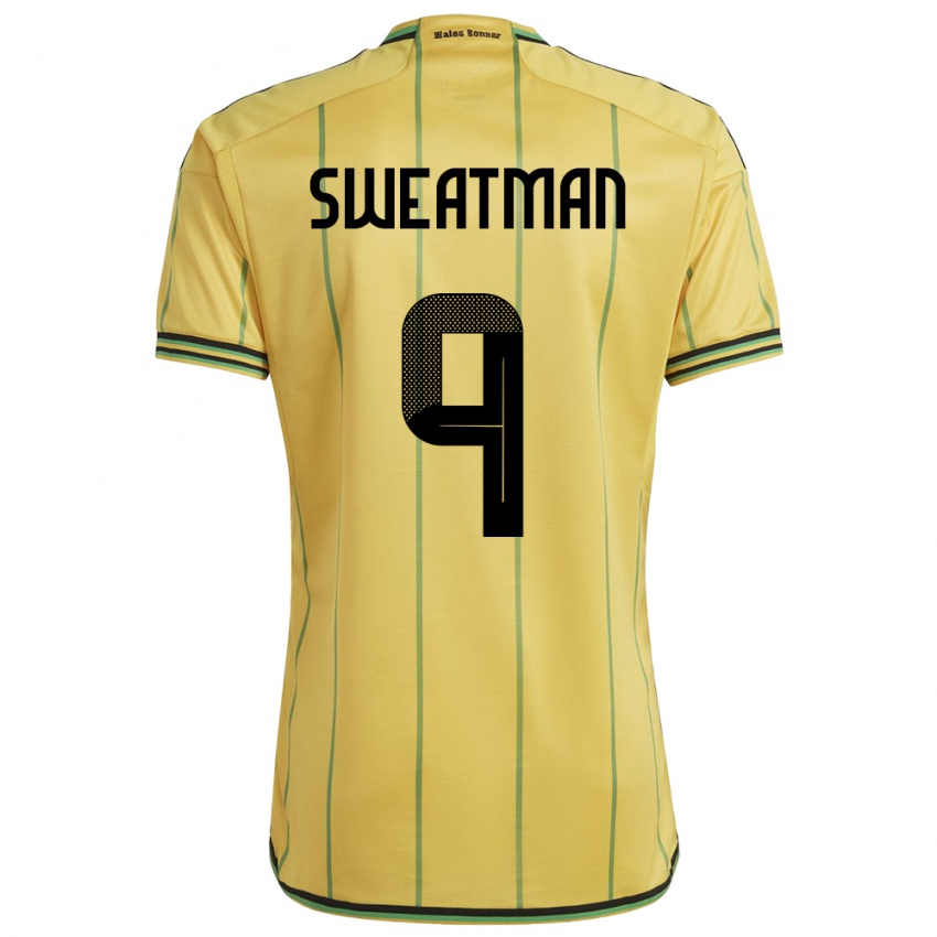 Hombre Camiseta Jamaica Marlo Sweatman #9 Amarillo 1ª Equipación 24-26 La Camisa