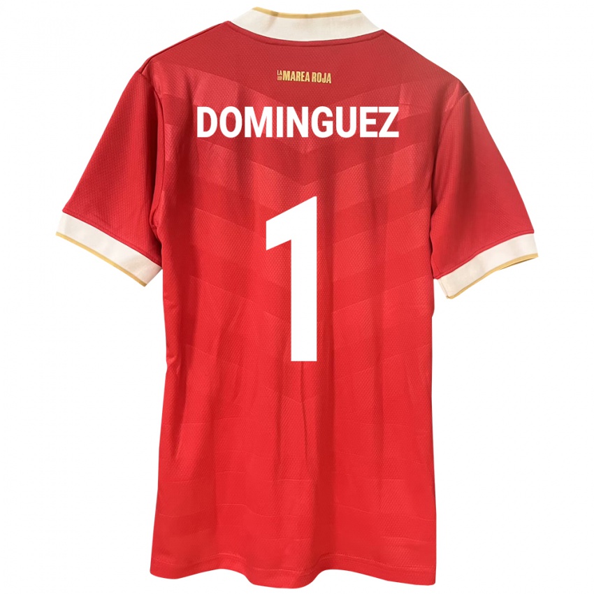 Hombre Camiseta Panamá Valeska Domínguez #1 Rojo 1ª Equipación 24-26 La Camisa