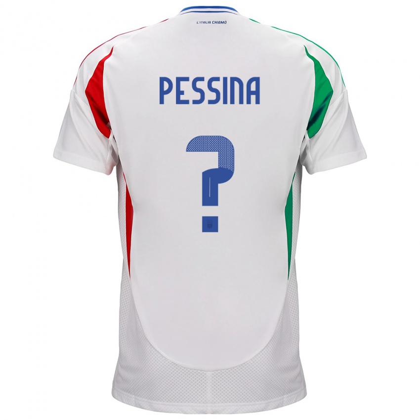 Hombre Camiseta Italia Massimo Pessina #0 Blanco 2ª Equipación 24-26 La Camisa