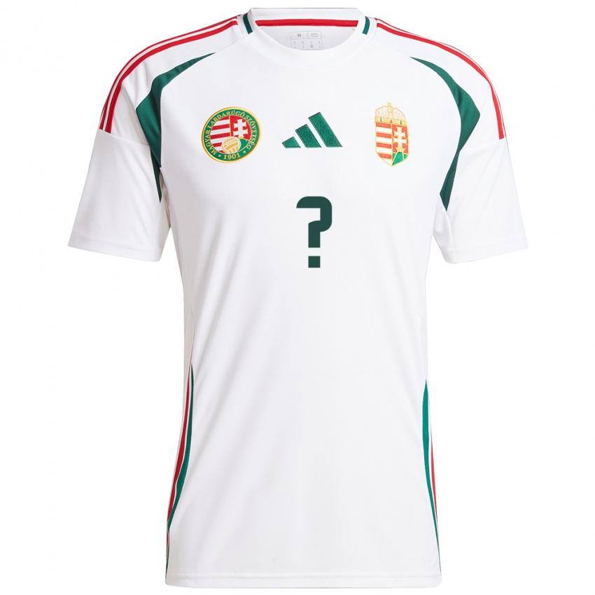 Hombre Camiseta Hungría Botond Nyikos #0 Blanco 2ª Equipación 24-26 La Camisa