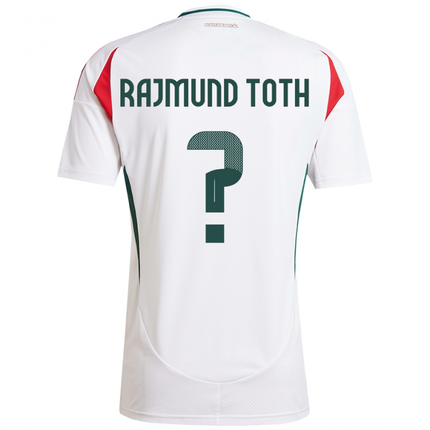 Hombre Camiseta Hungría Rajmund Tóth #0 Blanco 2ª Equipación 24-26 La Camisa