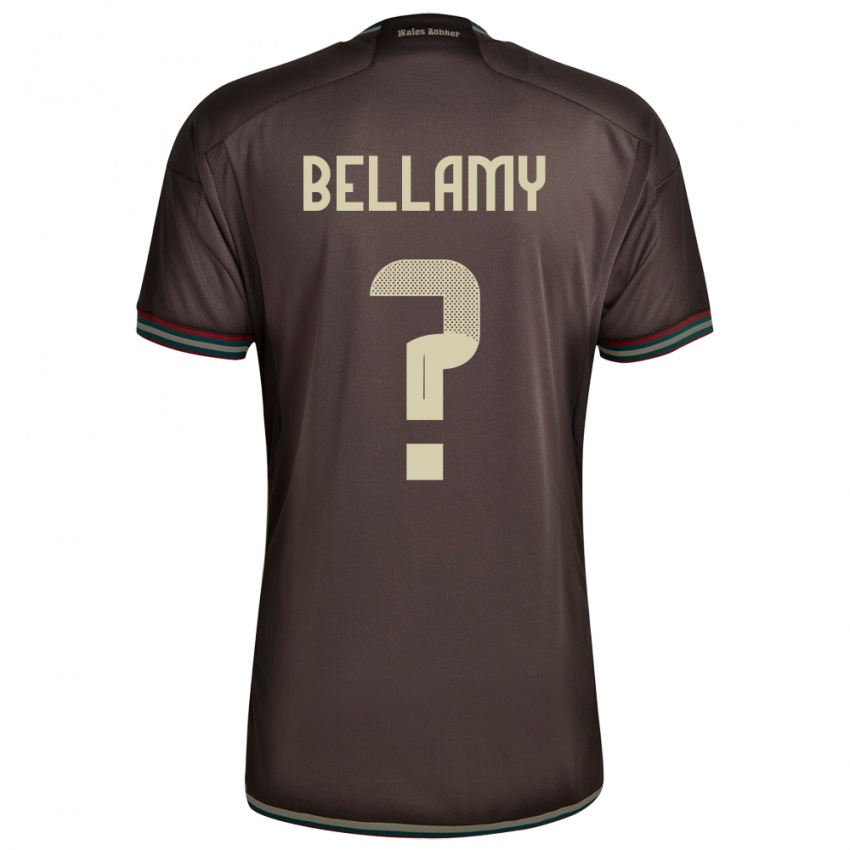 Hombre Camiseta Jamaica Sydney Bellamy #0 Marrón Noche 2ª Equipación 24-26 La Camisa