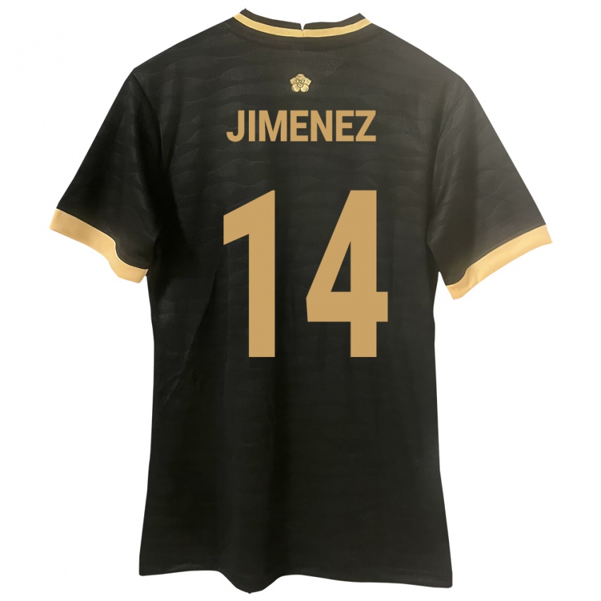 Hombre Camiseta Panamá Juan Jiménez #14 Negro 2ª Equipación 24-26 La Camisa