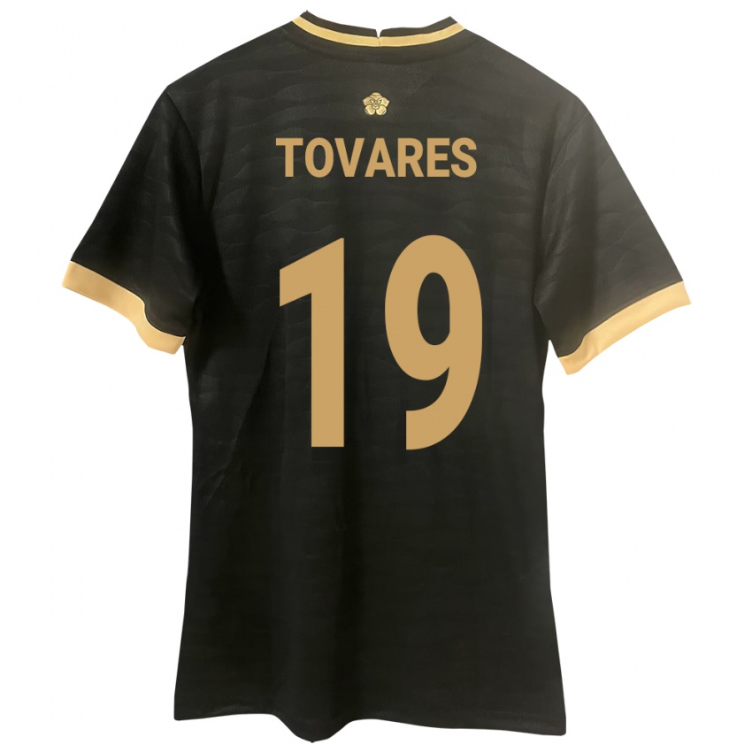 Hombre Camiseta Panamá Kahir Tovares #19 Negro 2ª Equipación 24-26 La Camisa