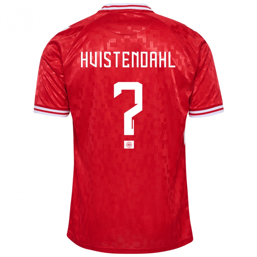 Mujer Camiseta Dinamarca Johan Hvistendahl #0 Rojo 1ª Equipación 24-26 La Camisa