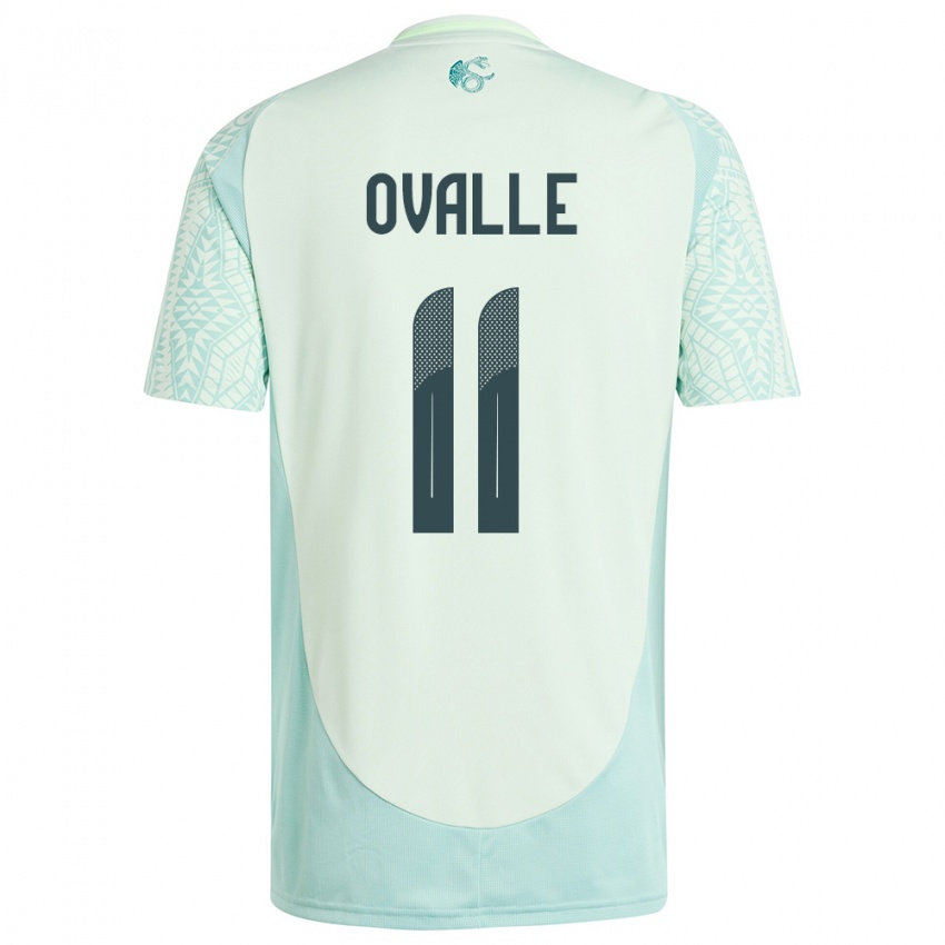 Mujer Camiseta México Lizbeth Ovalle #11 Lino Verde 2ª Equipación 24-26 La Camisa