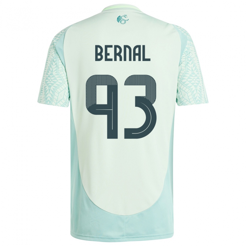 Mujer Camiseta México Rebeca Bernal #93 Lino Verde 2ª Equipación 24-26 La Camisa