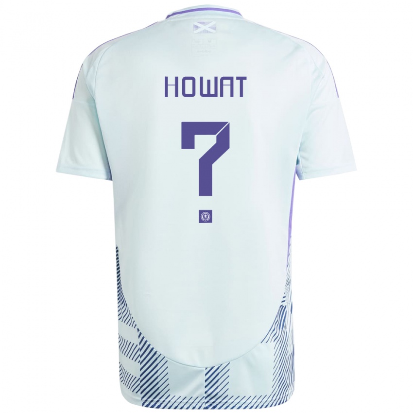 Mujer Camiseta Escocia Kirsty Howat #0 Azul Menta Claro 2ª Equipación 24-26 La Camisa