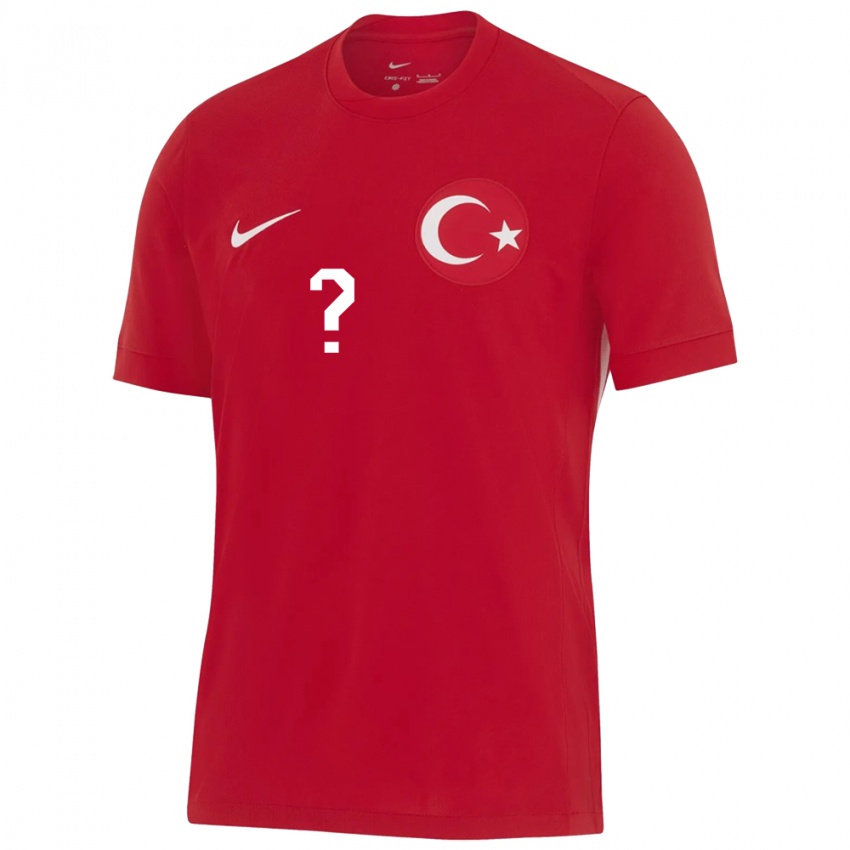 Mujer Camiseta Turquía Ada İbik #0 Rojo 2ª Equipación 24-26 La Camisa