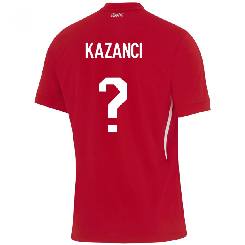 Mujer Camiseta Turquía Şant Kazancı #0 Rojo 2ª Equipación 24-26 La Camisa
