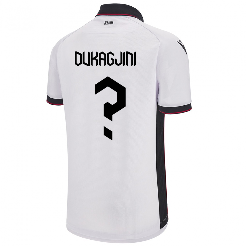 Mujer Camiseta Albania Rinor Dukagjini #0 Blanco 2ª Equipación 24-26 La Camisa