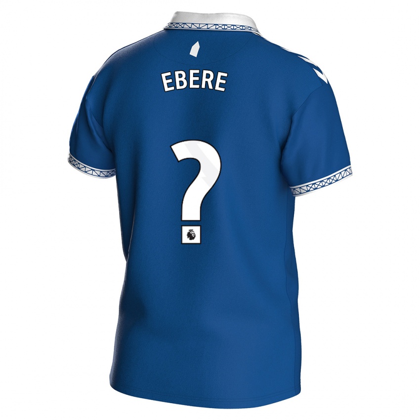 Niño Camiseta Coby Ebere #0 Azul Real 1ª Equipación 2023/24 La Camisa