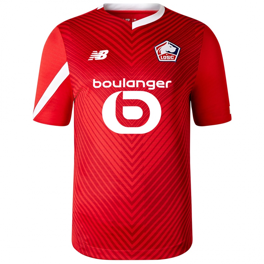 Niño Camiseta Isaac Lihadji #19 Rojo 1ª Equipación 2023/24 La Camisa