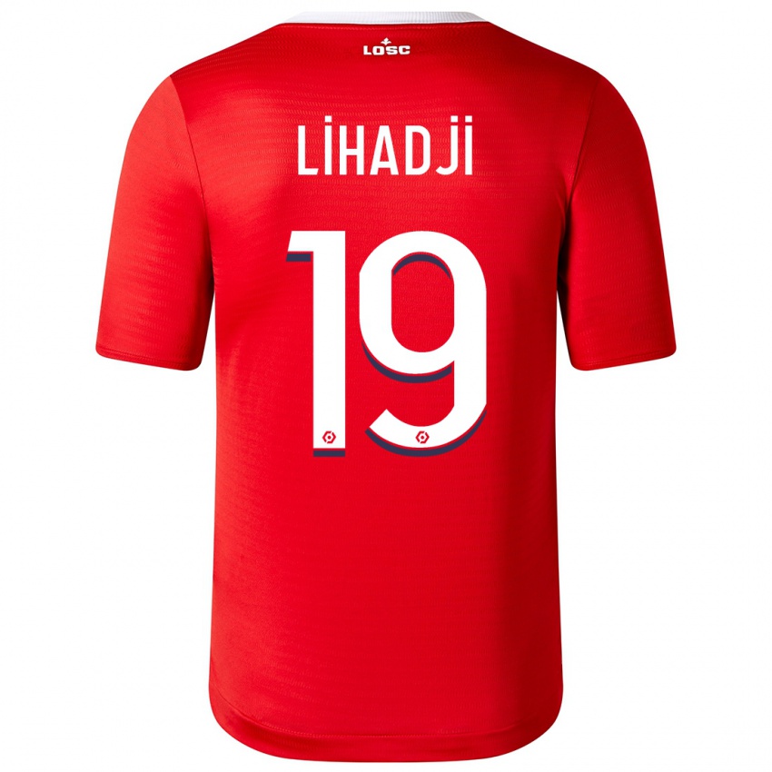 Niño Camiseta Isaac Lihadji #19 Rojo 1ª Equipación 2023/24 La Camisa