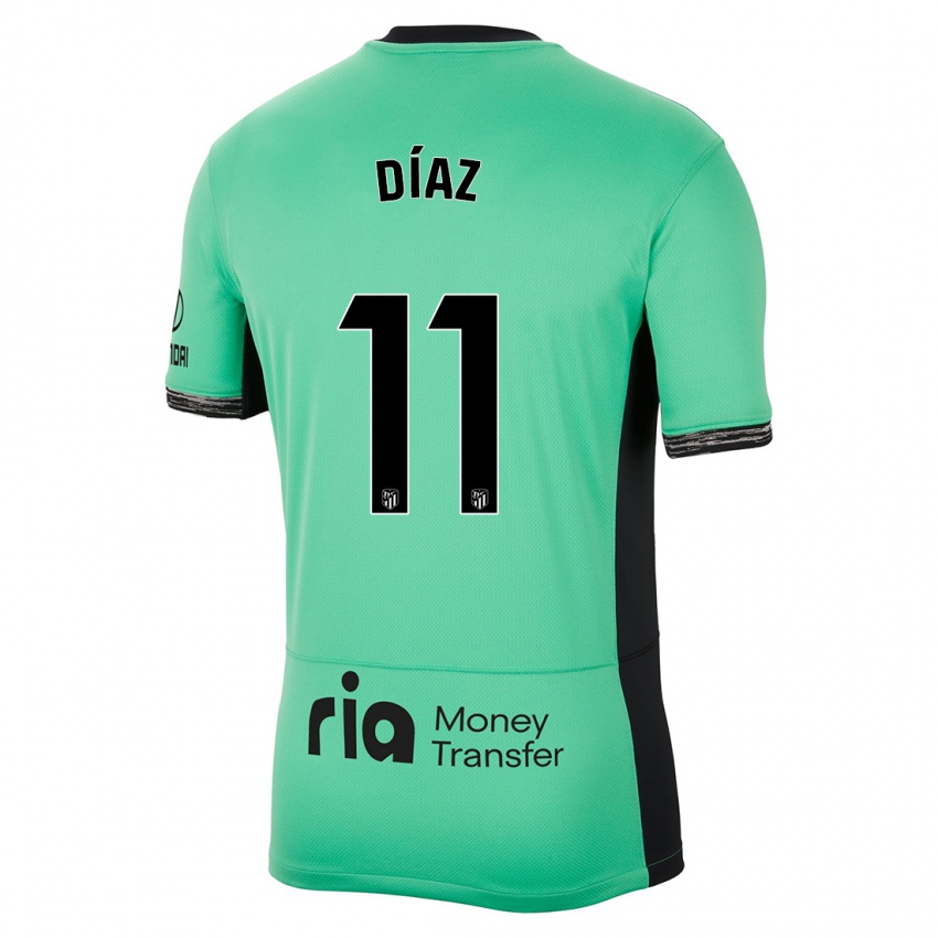 Niño Camiseta Julio Díaz #11 Primavera Verde Equipación Tercera 2023/24 La Camisa