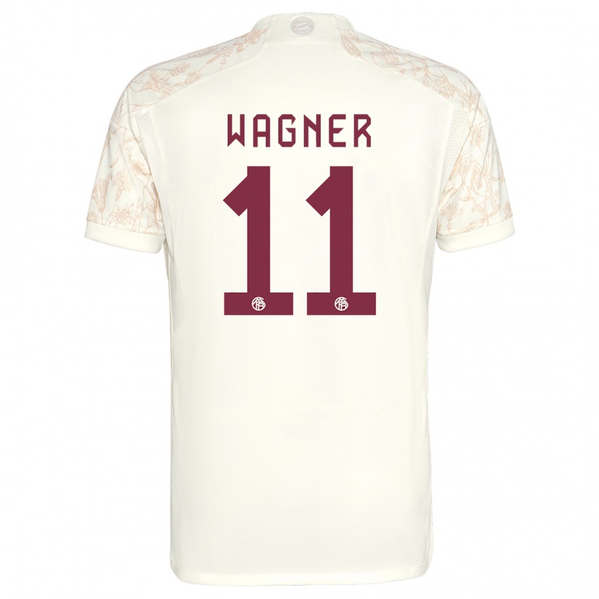 Niño Camiseta Ricardo Wagner #11 Blanquecino Equipación Tercera 2023/24 La Camisa