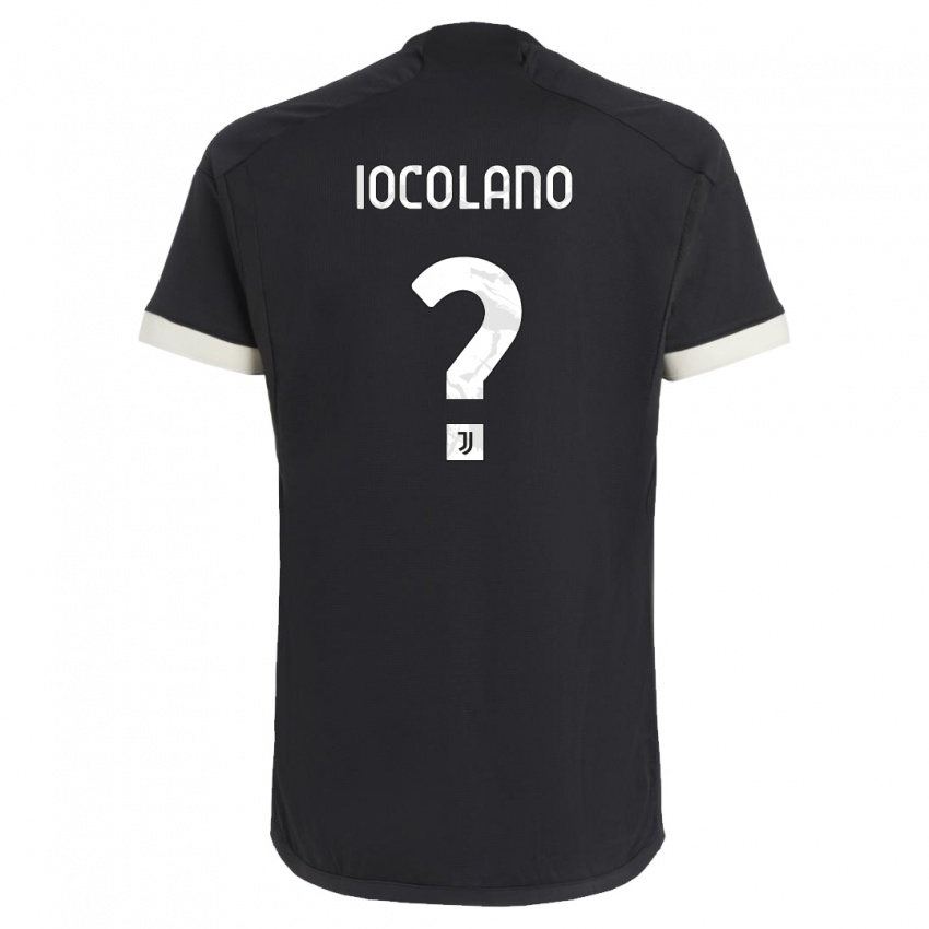 Niño Camiseta Simone Iocolano #0 Negro Equipación Tercera 2023/24 La Camisa
