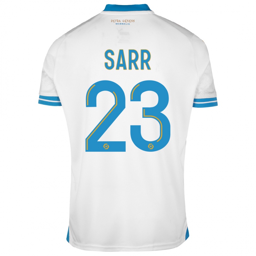 Hombre Camiseta Ismaila Sarr #23 Blanco 1ª Equipación 2023/24 La Camisa