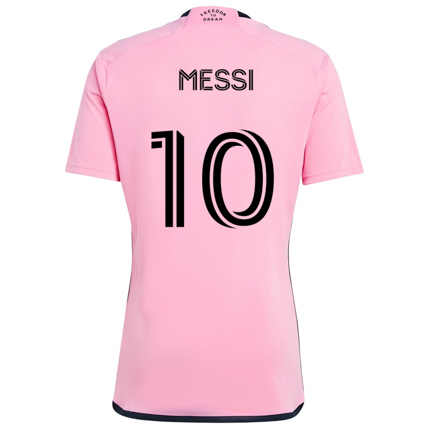 Niño Camiseta Lionel Messi #10 Rosa 1ª Equipación 2024/25 La Camisa