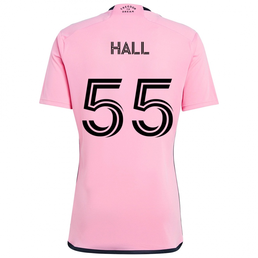 Niño Camiseta Tyler Hall #55 Rosa 1ª Equipación 2024/25 La Camisa