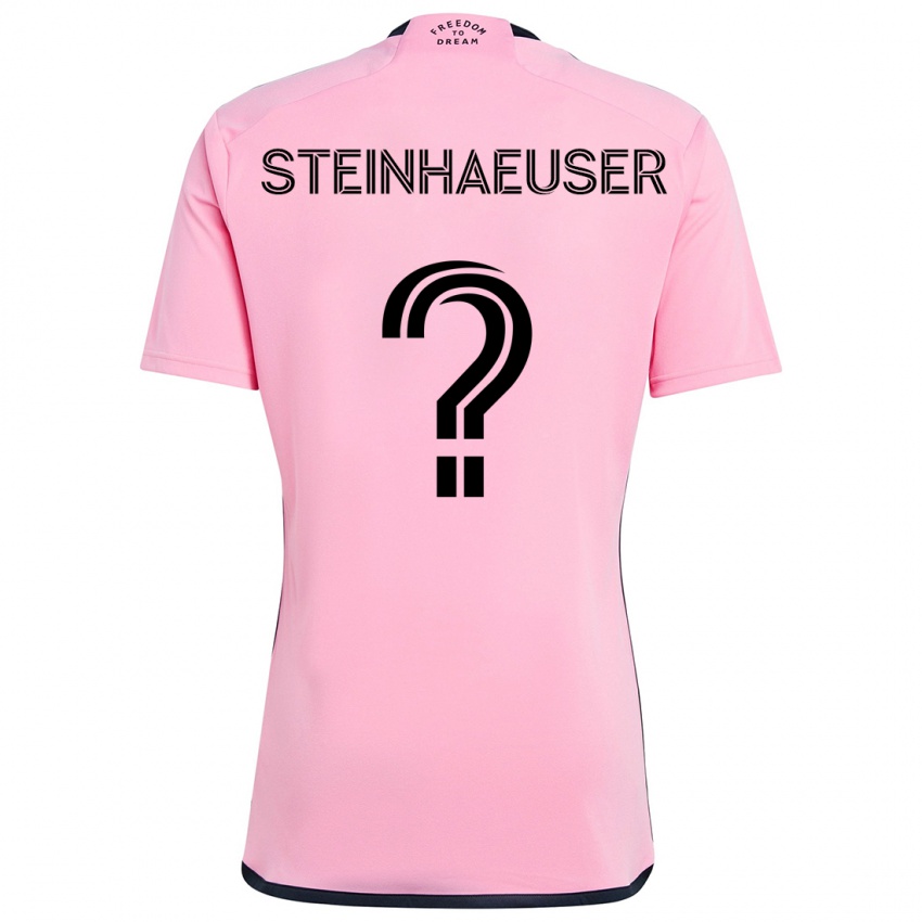 Niño Camiseta Marcus Steinhaeuser #0 Rosa 1ª Equipación 2024/25 La Camisa