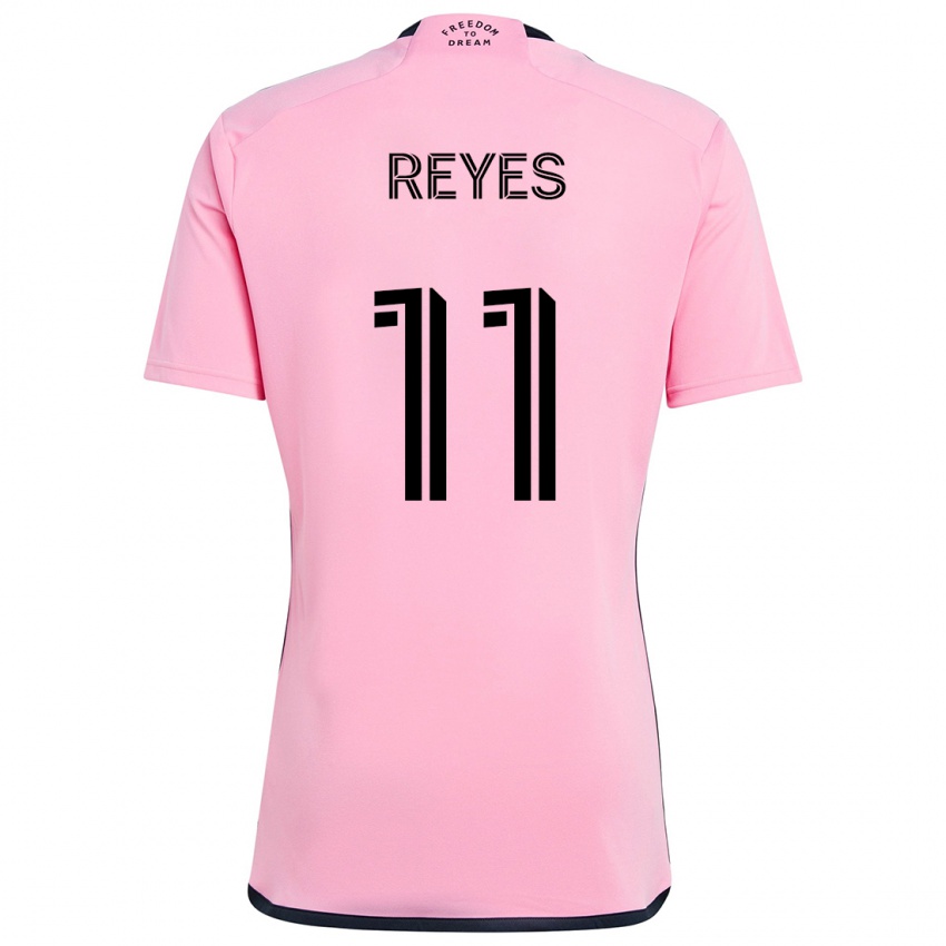 Niño Camiseta Dairon Reyes #11 Rosa 1ª Equipación 2024/25 La Camisa