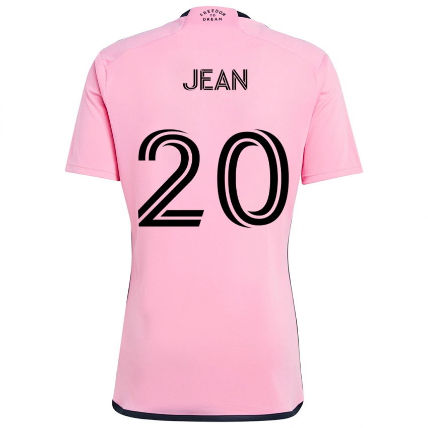 Niño Camiseta Corentin Jean #20 Rosa 1ª Equipación 2024/25 La Camisa