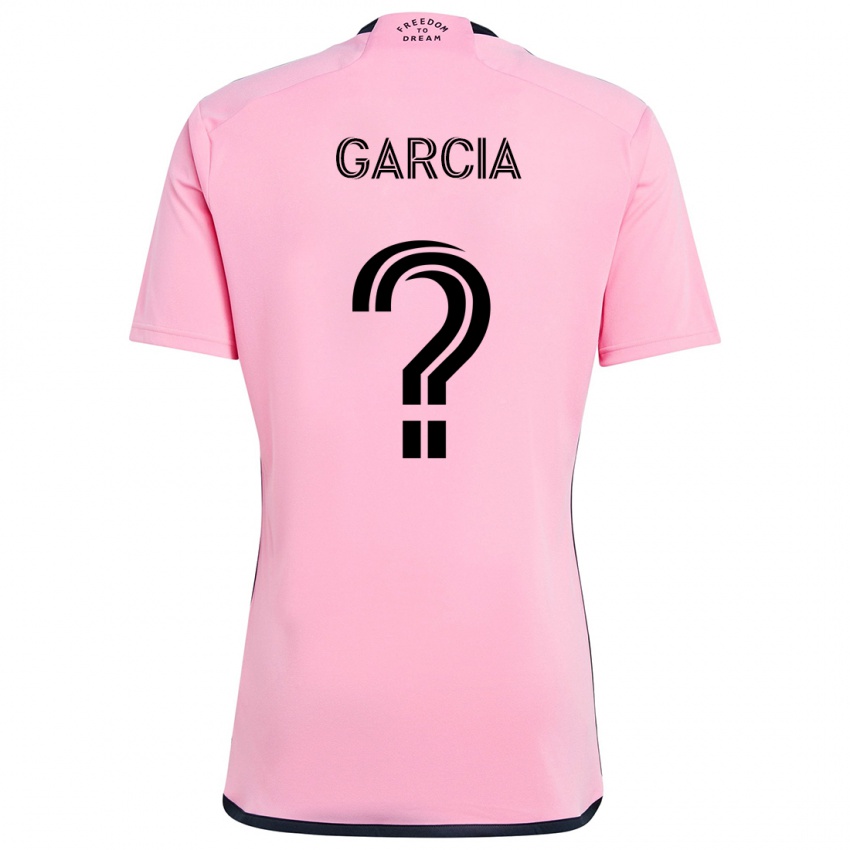 Niño Camiseta Lesther Garcia #0 Rosa 1ª Equipación 2024/25 La Camisa