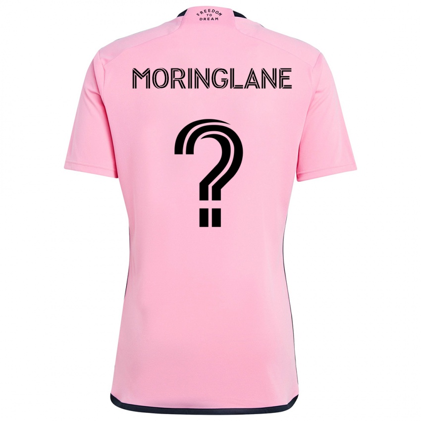 Niño Camiseta Luis Moringlane #0 Rosa 1ª Equipación 2024/25 La Camisa