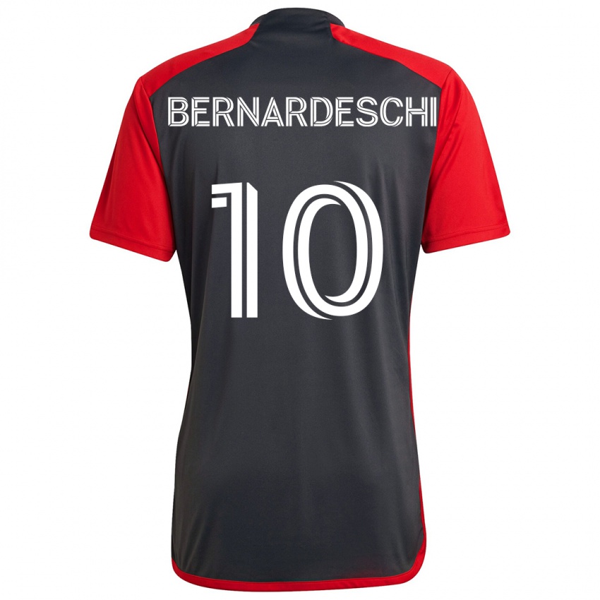 Niño Camiseta Federico Bernardeschi #10 Rojo Grayn 1ª Equipación 2024/25 La Camisa