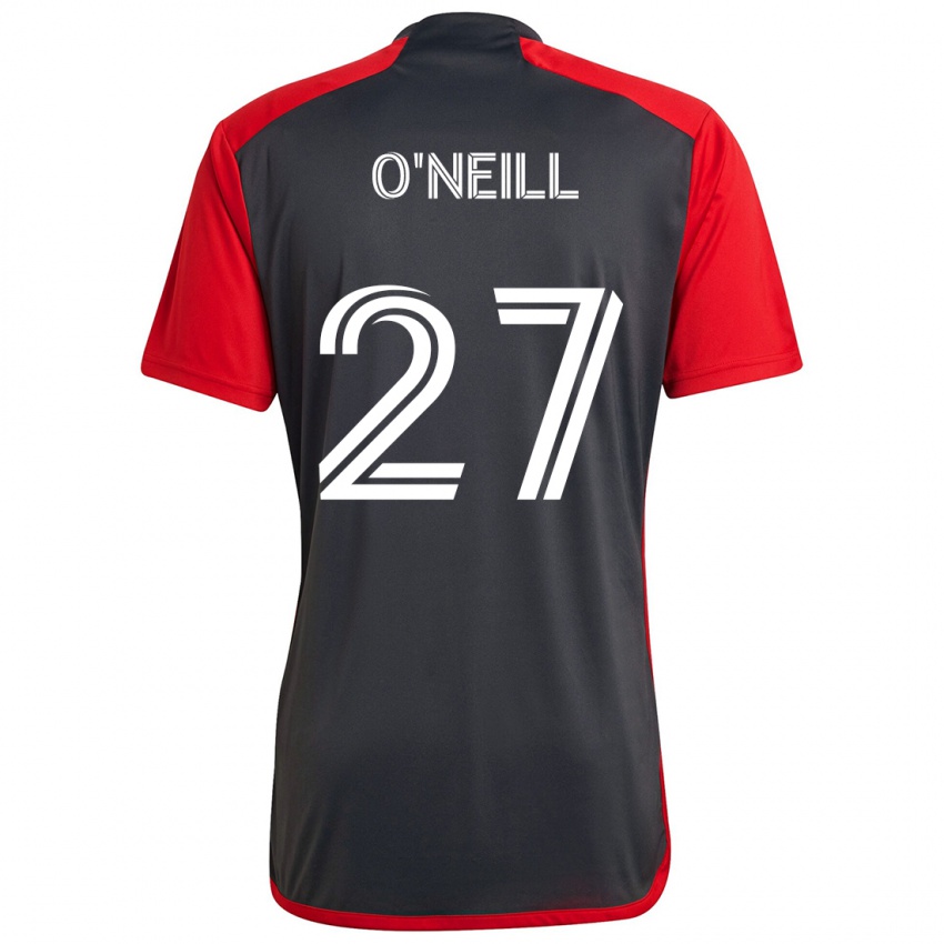 Niño Camiseta Shane O'neill #27 Rojo Grayn 1ª Equipación 2024/25 La Camisa