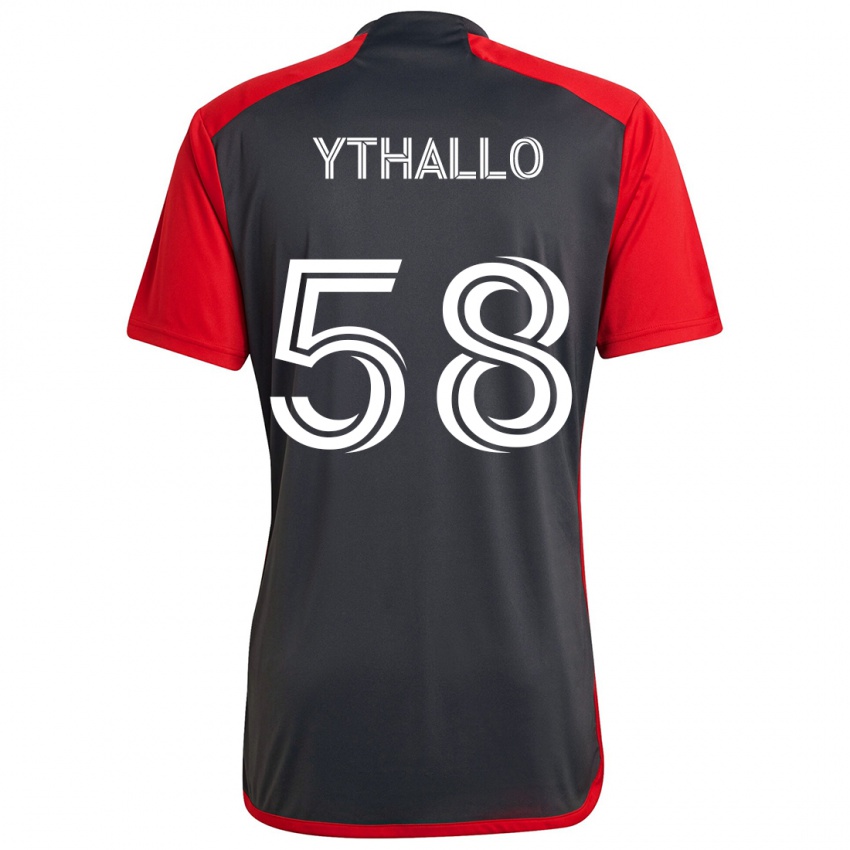 Niño Camiseta Ythallo #58 Rojo Grayn 1ª Equipación 2024/25 La Camisa