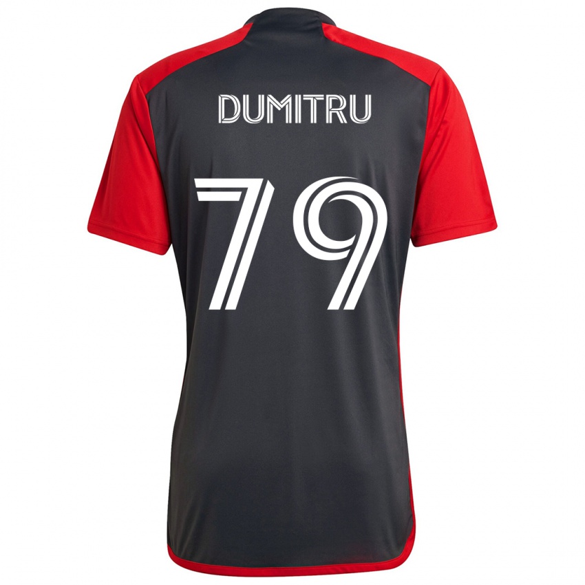 Niño Camiseta Andrei Dumitru #79 Rojo Grayn 1ª Equipación 2024/25 La Camisa