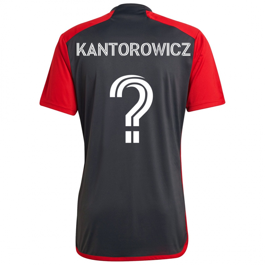 Niño Camiseta Dominic Kantorowicz #0 Rojo Grayn 1ª Equipación 2024/25 La Camisa