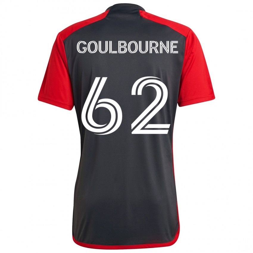 Niño Camiseta Rohan Goulbourne #62 Rojo Grayn 1ª Equipación 2024/25 La Camisa