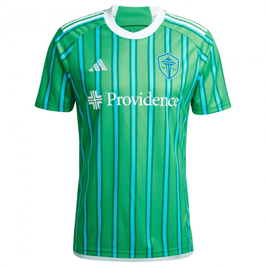 Niño Camiseta Stefan Frei #24 Verde Blanco 1ª Equipación 2024/25 La Camisa