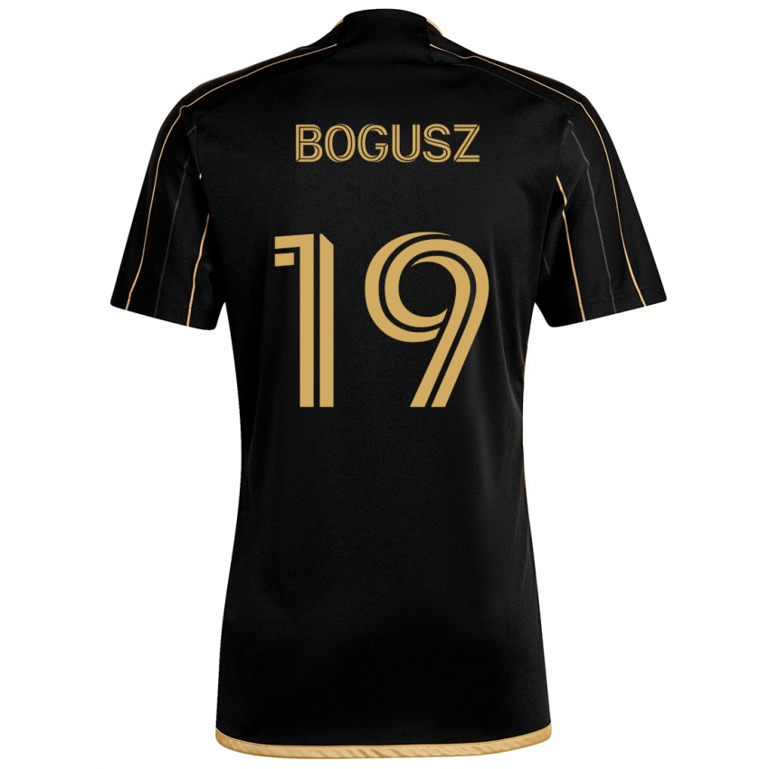 Niño Camiseta Mateusz Bogusz #19 Oro Negro 1ª Equipación 2024/25 La Camisa